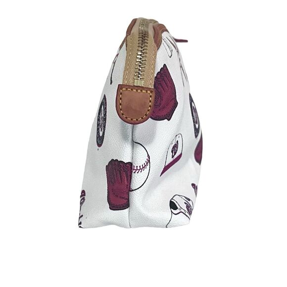 Dooney & Bourke Washington Nationals Logo MLB Coated Cotton Cosmetic Case Clutch - Picture 5 of 12